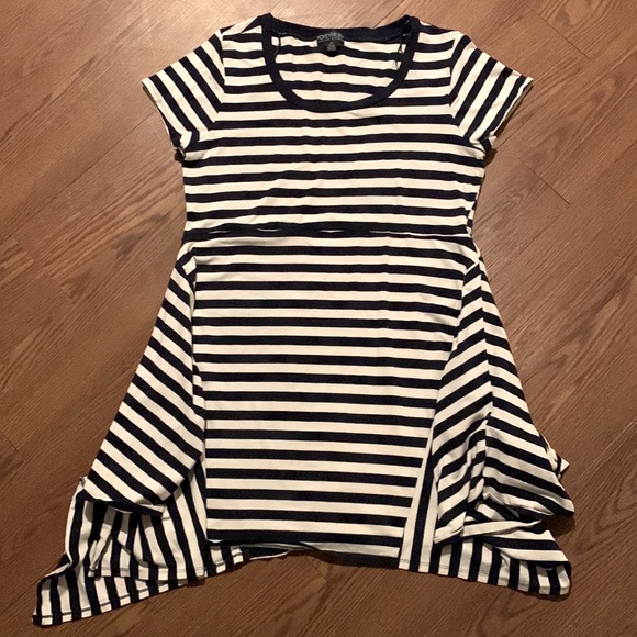 Forever 21 Dresses & Skirts - Forever21 Navy & White Striped Plus Dress. Size 2X. Never Worn.
